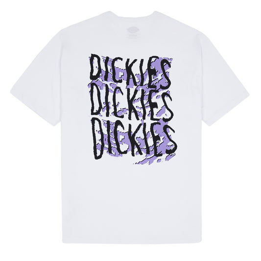 Dickies Creswell T-Shirt White. Foto da parte de trás.