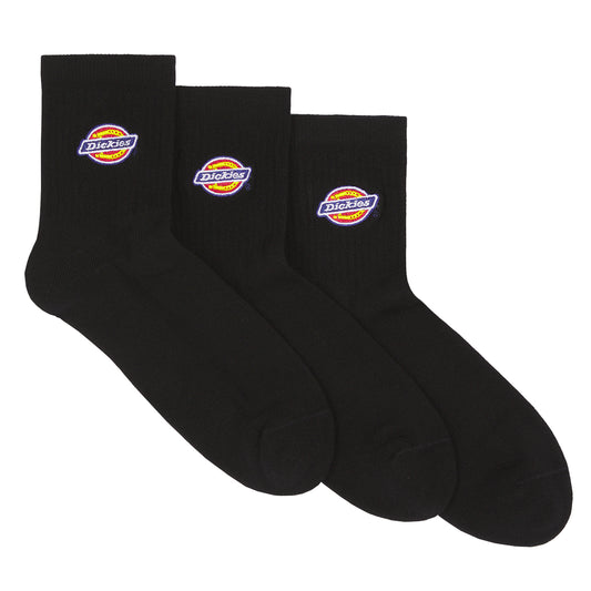 Dickies Valley Grove Mid Socks Black. Foto da lateral.