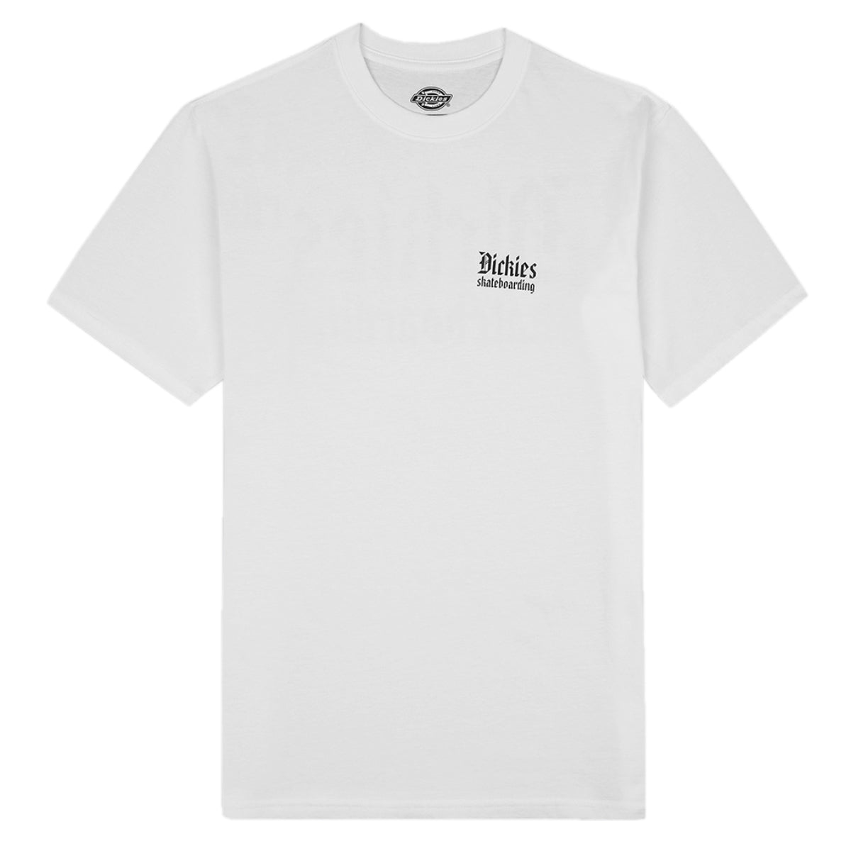 Dickies Skate T-Shirt White. Foto da parte da frente.