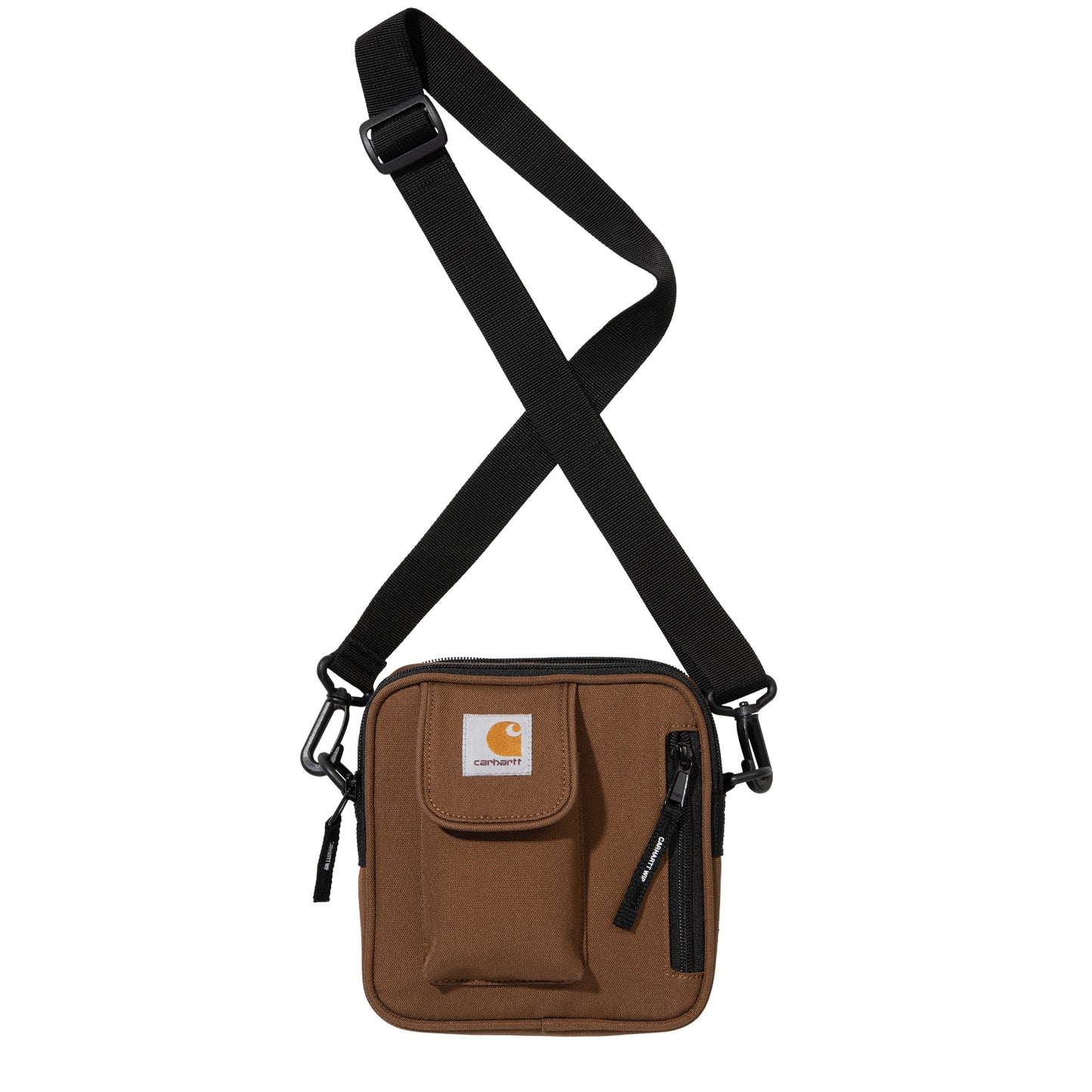 Carhartt WIP Essentials Bag, Small Tamarind. Foto da parte da frente.