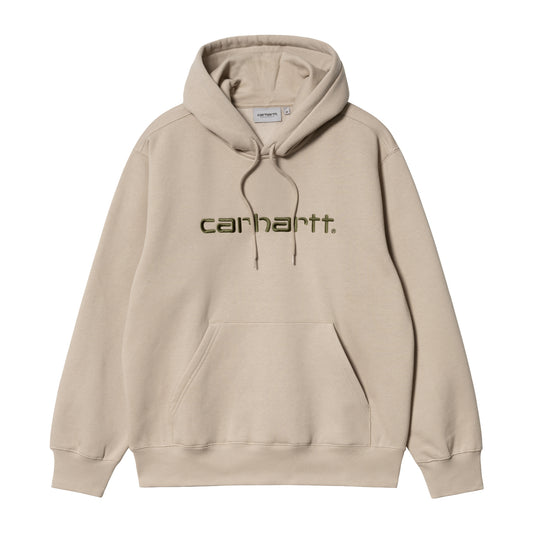 Carhartt WIP Hooded Carhartt Sweat Wall/Cypress. Foto da parte da frente.