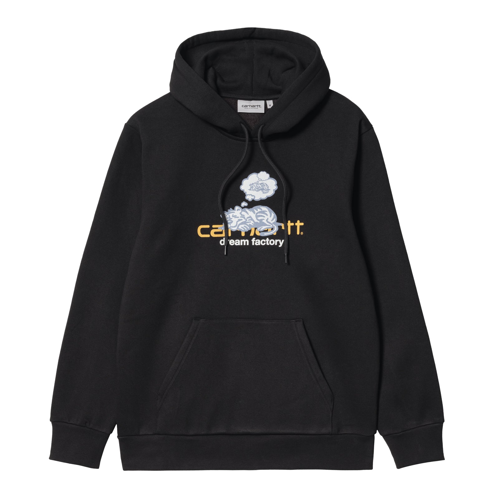 Carhartt WIP Hooded Dream Factory Sweat Black. Foto da parte da frente.