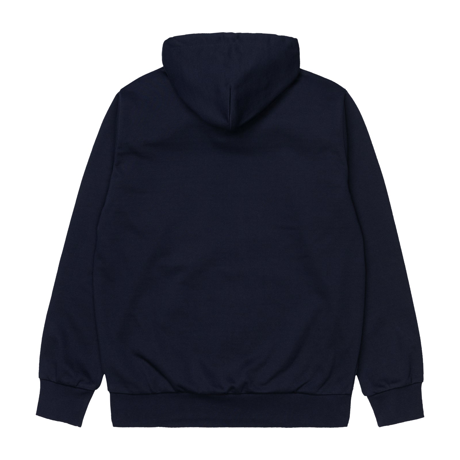 Carhartt WIP Hooded Script Embroidery Sweat Dark Navy/White. Foto de trás.