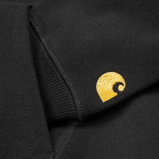 Carhartt Hooded Chase Sweat Black/Gold