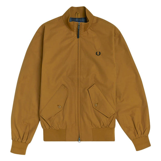 Fred Perry Parka Pocket Harrington Dark Caramel