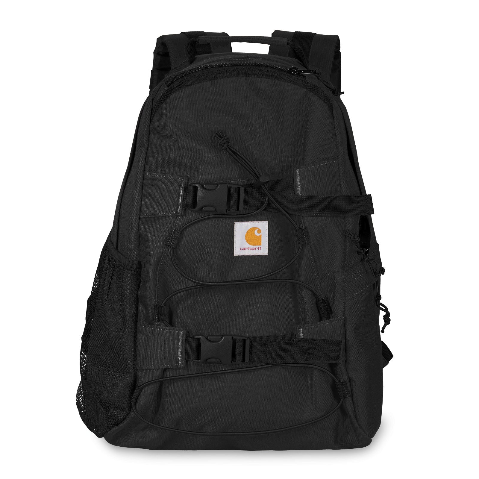 Carhartt WIP Kickflip Backpack Black. Foto da parte da frente.