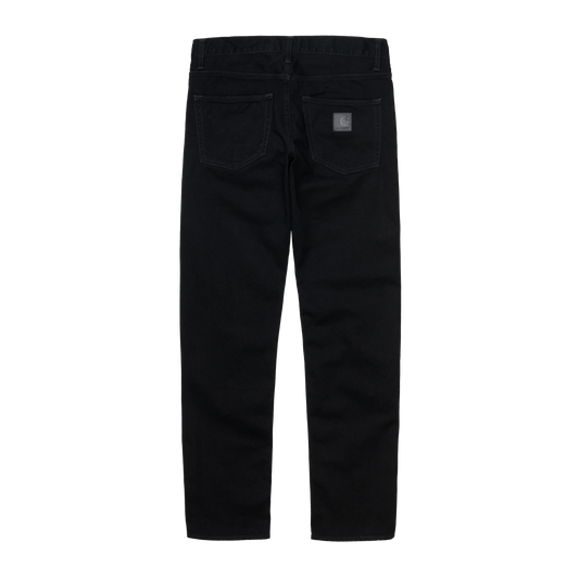 Carhartt WIP Klondike Pant em preto com lavagem One Wash. Foto de trás.