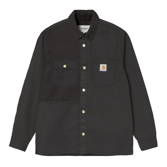 Carhartt WIP Medley Shirt Black. Foto de frente.