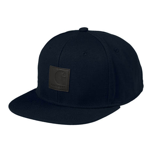 Carhartt WIP Logo Cap Mizar. Foto de frente a 3/4.