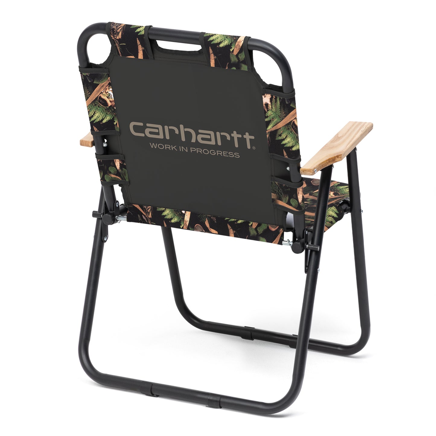 Carhartt WIP Lumen Folding Chair Lumen Print, Black. Foto da parte de trás.