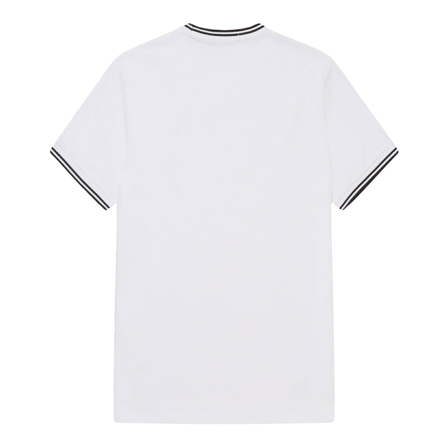 Fred Perry Twin Tipped T-Shirt White/Black Back