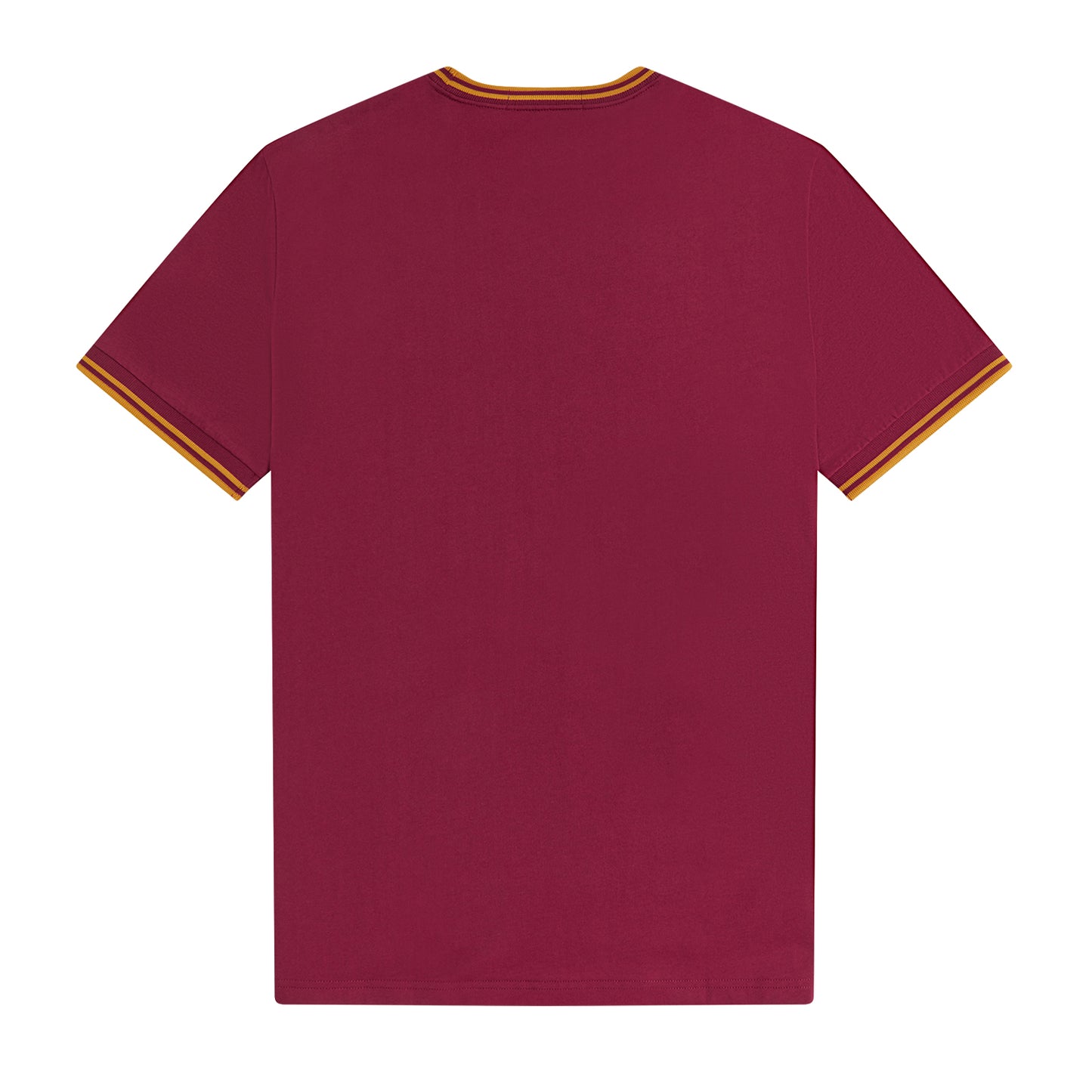 Fred Perry Twin Tipped T-Shirt Tawny Port. Foto de trás.