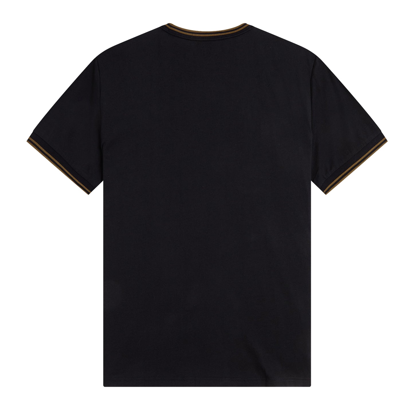 Fred Perry Twin Tipped T-Shirt Black/Shaded Stone/Shaded Stone. Foto da parte de trás.