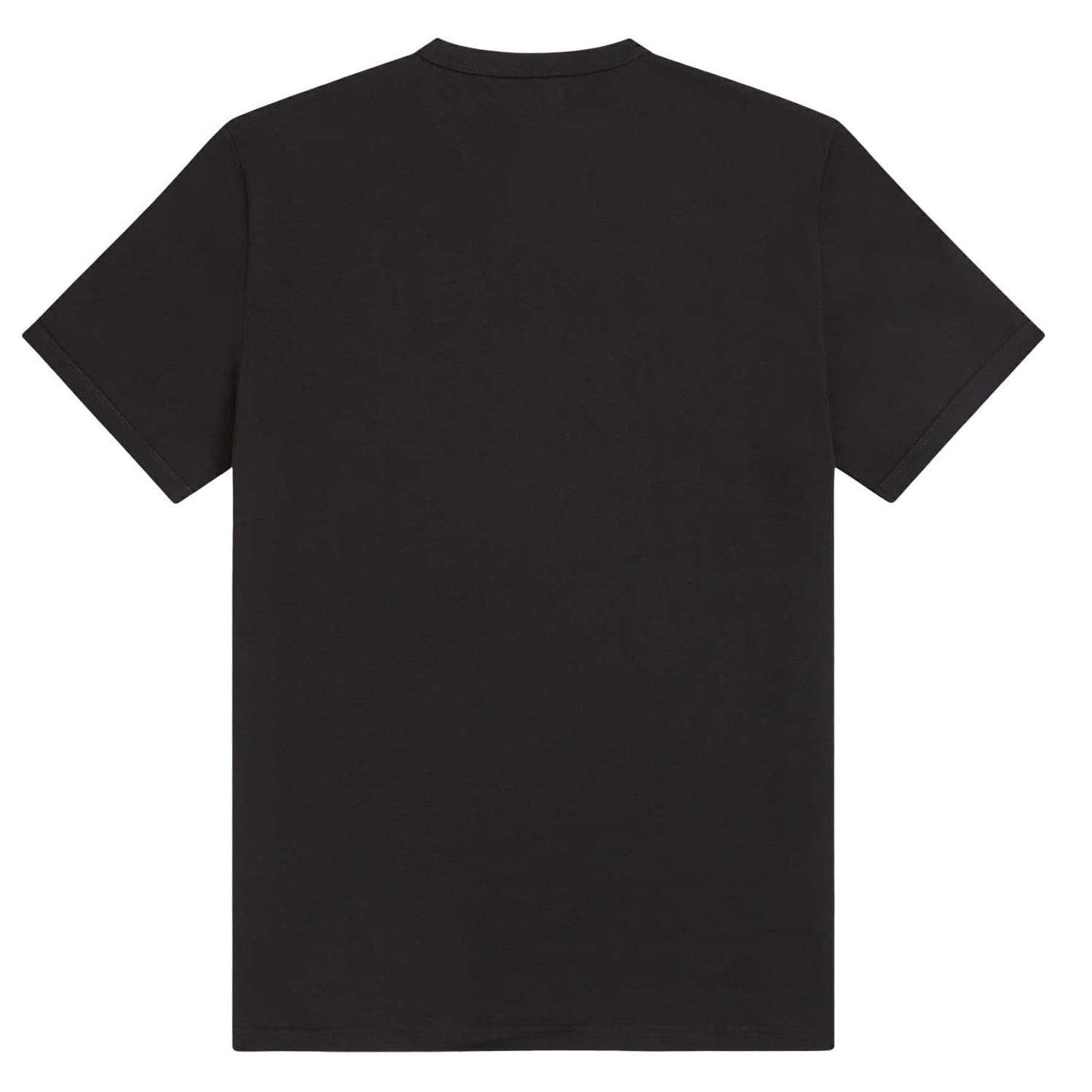 Fred Perry Ringer T- Shirt Black/White Back