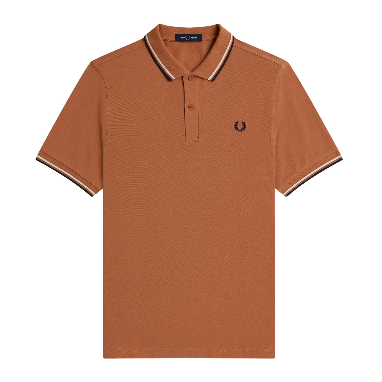 Fred Perry Twin Tipped Fred Perry Shirt Court Clay. Foto de frente.