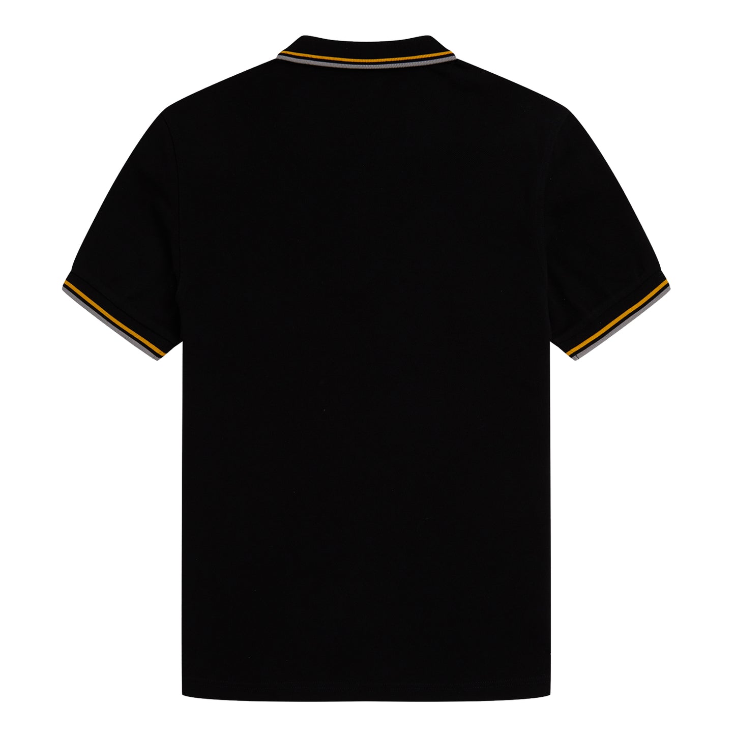 Fred Perry Twin Tipped Fred Perry Shirt Black/Golden Hour/Concrete. Foto da parte de trás,