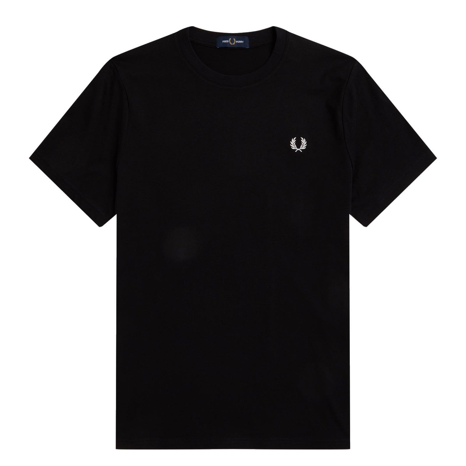 Fred Perry Graphic Print T-Shirt Black. Foto de frente.