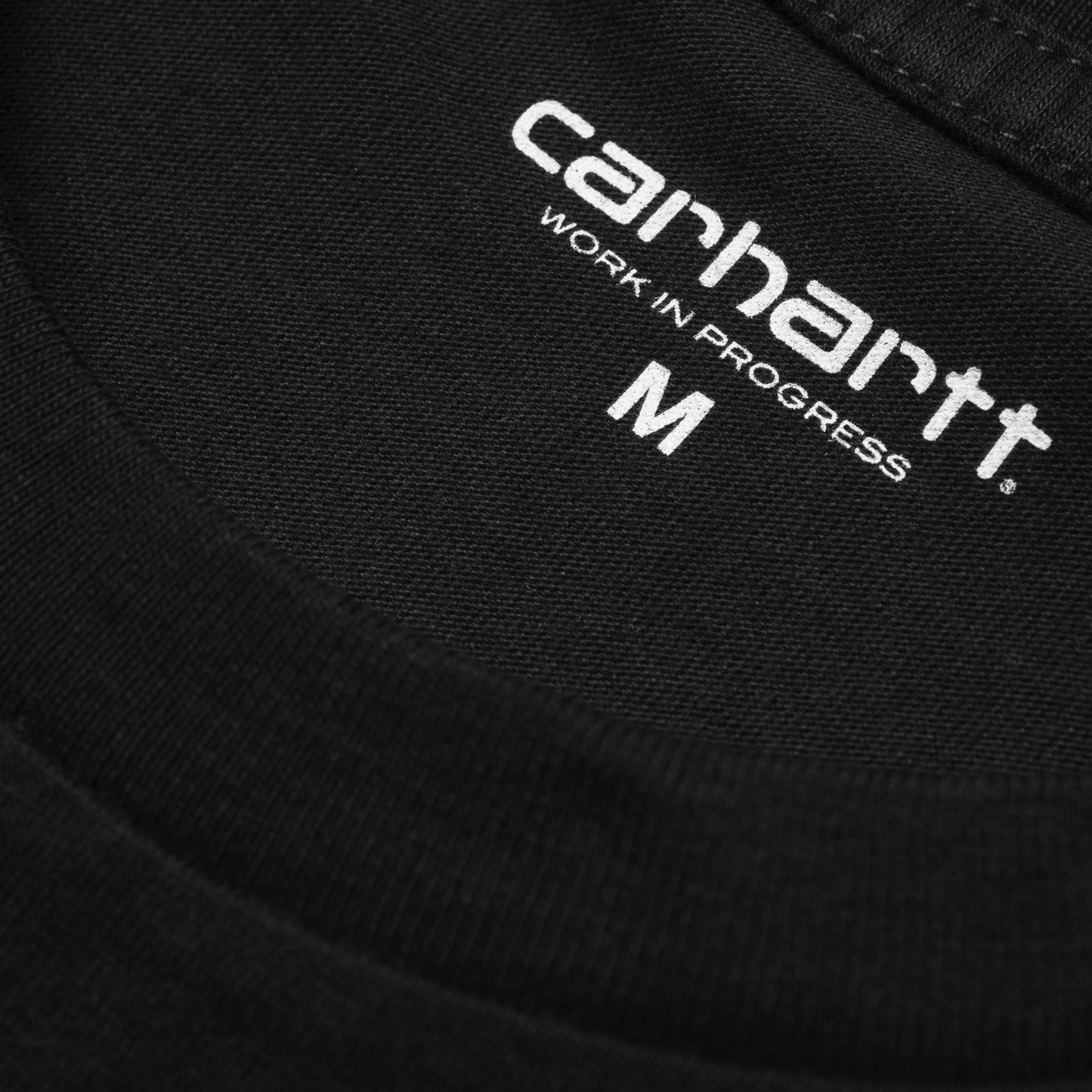 Carhartt WIP Base T-Shirt Black/White. Foto de detalhe 2.