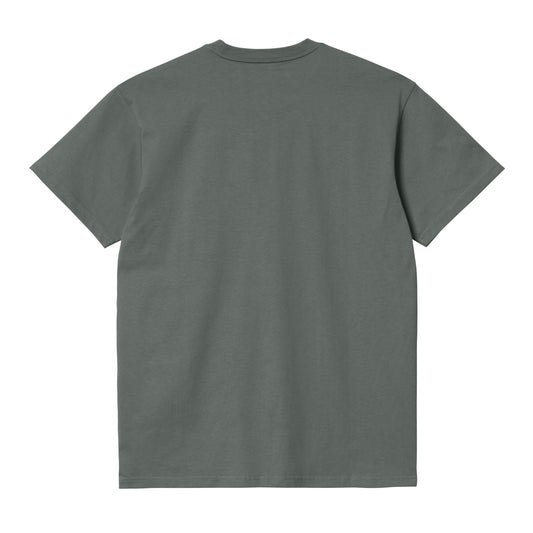 Carhartt WIP Chase T-Shirt Thyme/Gold. Foto de trás.