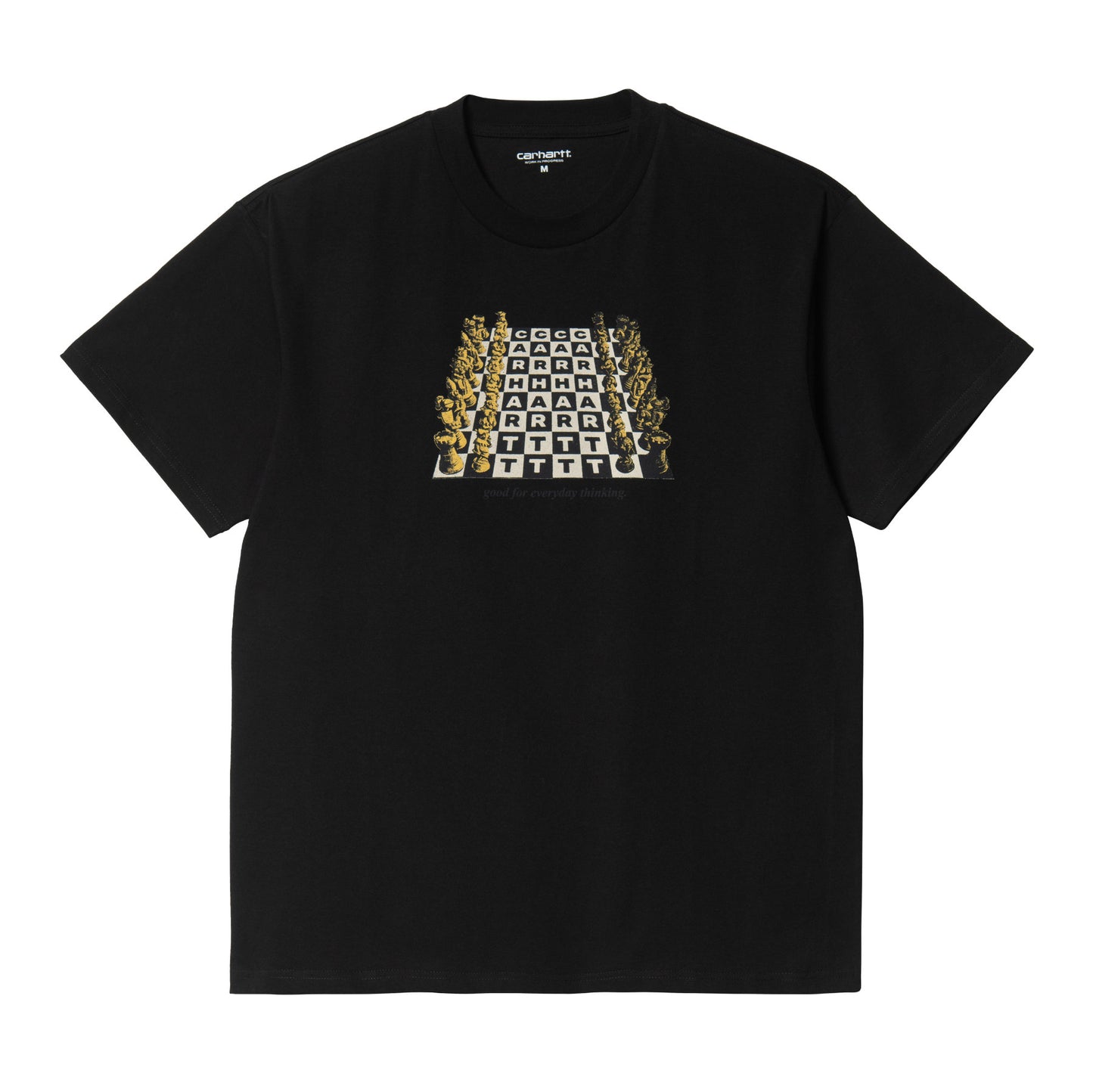 Carhartt WIP Chessboard T-Shirt Black. Foto de frente.