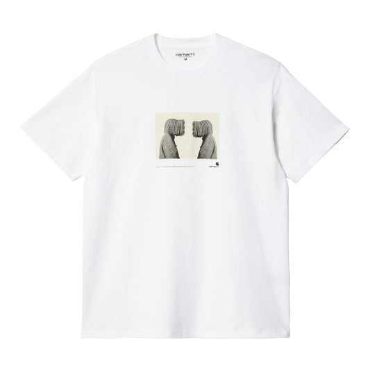 Carhartt WIP Cold T-Shirt White. Foto da parte da frente..