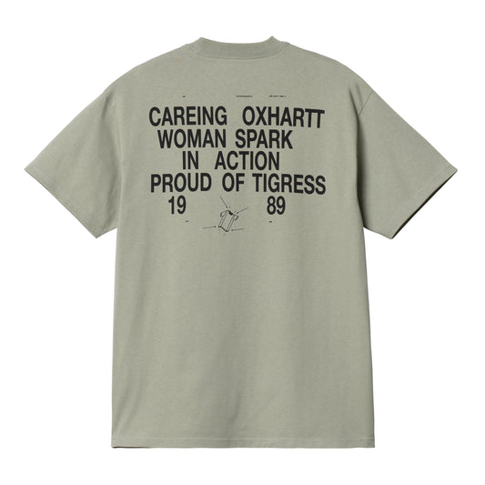 Carhartt WIP Fold-In T-Shirt Yucca. Foto da parte de trás.