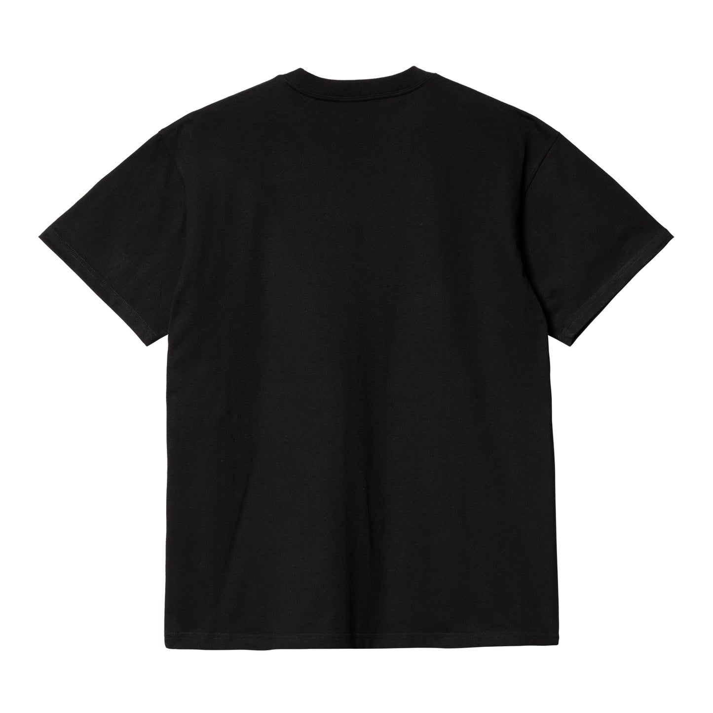 Carhartt WIP Scrawl Script T-Shirt Black/Misty Sky. Foto da parte de trás.