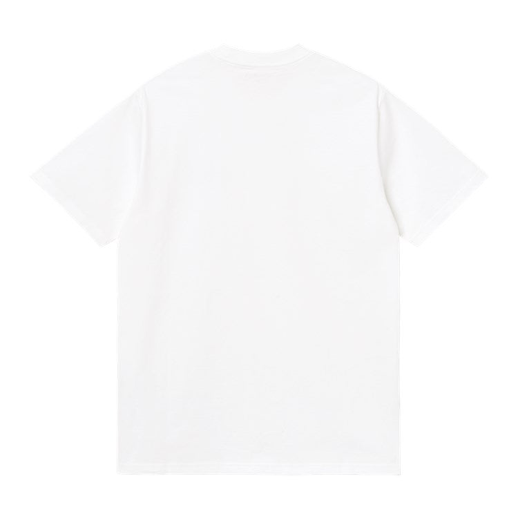 Carhartt WIP University Script T-Shirt White/Black. Foto de costas.