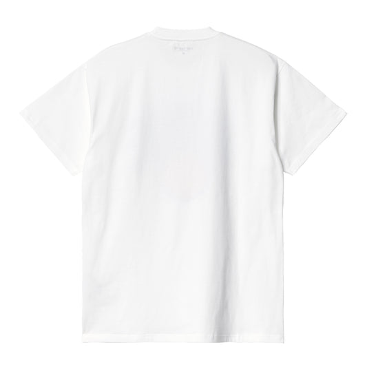 Carhartt WIP Upside Down T-Shirt White. Foto de trás.