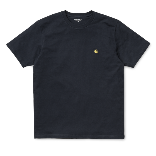 Carhartt Chase T-Shirt Dark Navy/Gold