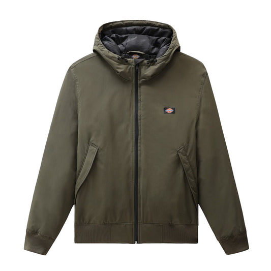 Dickies New Sarpy Jacket Military Green. Foto da parte da frente.