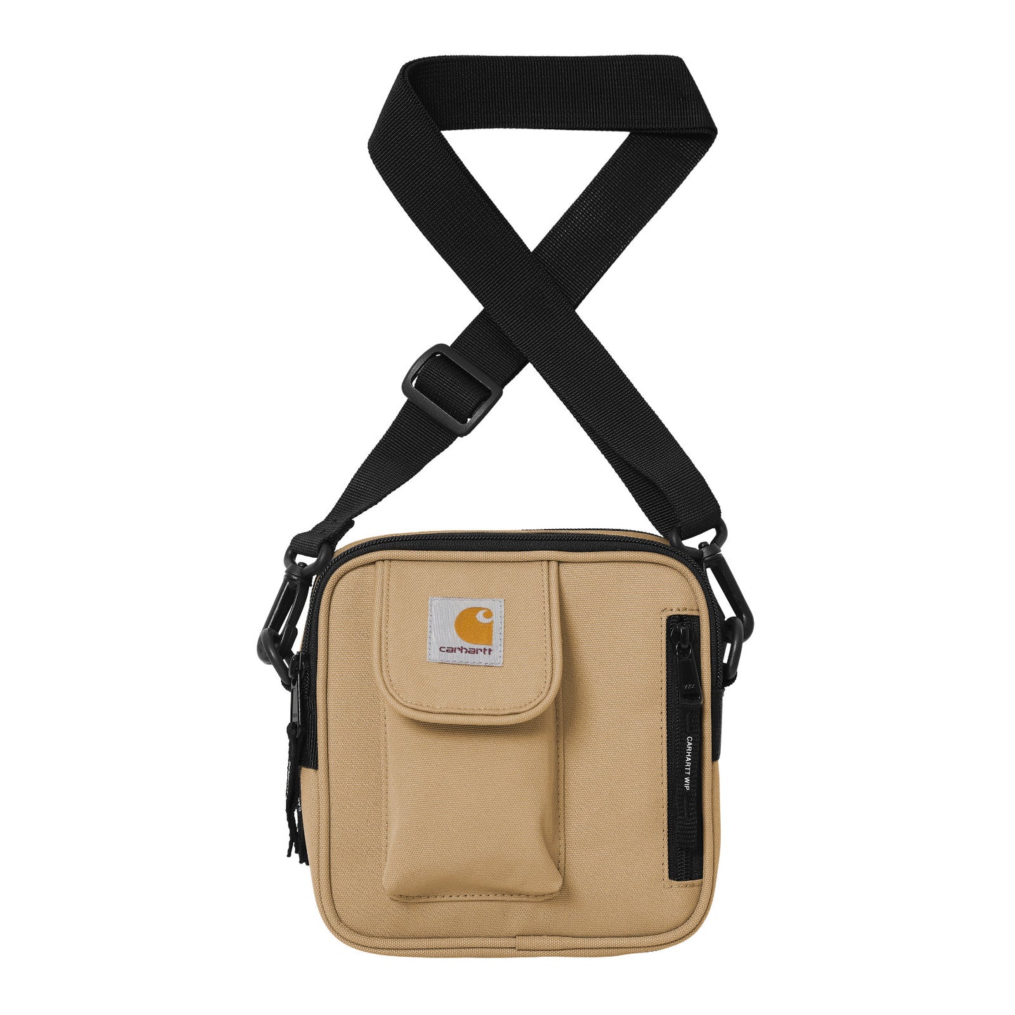 Carhartt WIP Essentials Bag, Small Dusty Hamilton Brown. Foto da parte da frente.