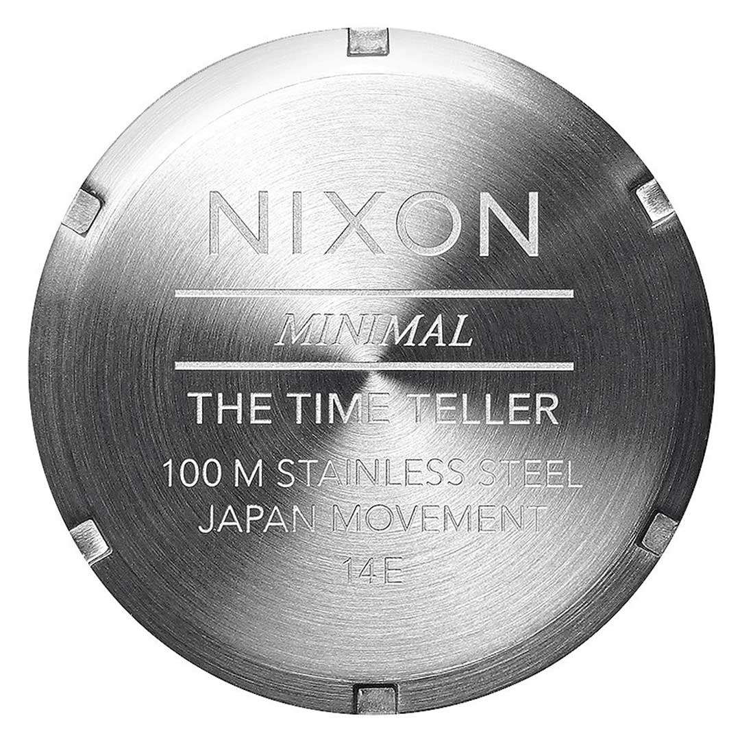 Nixon Time Teller Gunmetal/Deep Burgundy