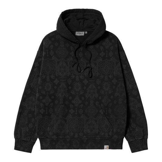 Carhartt WIP Hooded Verse Sweat Black. Foto de frente.