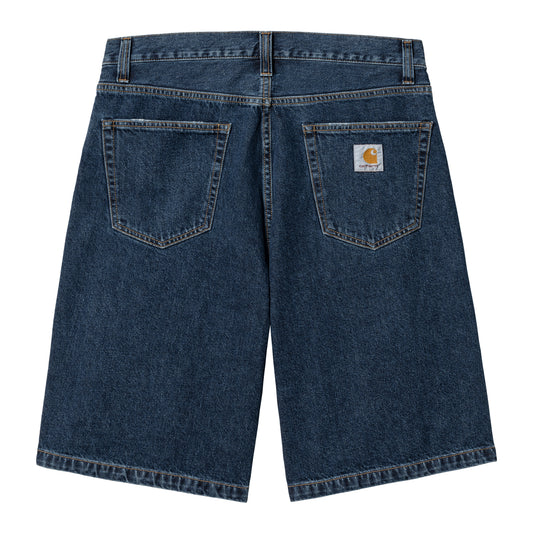 Carhartt WIP Landon Short Blue Stone Washed. Foto da parte de trás.