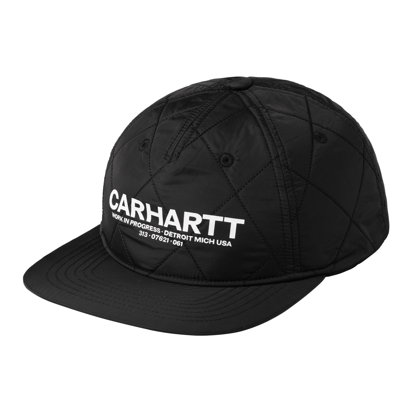 Carhartt WIP Madera Cap Black/White. Foto da parte da frente a 3/4.