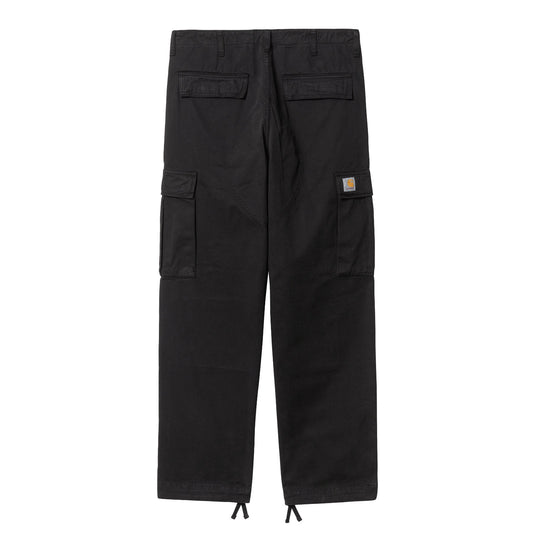 Carhartt WIP Regular Cargo Pant Black. Foto da parte de trás.