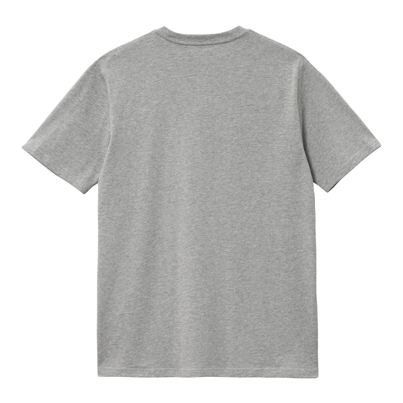 Carhartt WIP Base T-Shirt Grey Heather/Black. Foto da parte de trás.