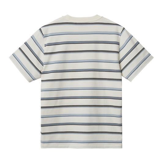 Carhartt WIP Vonn T-Shirt Wax/Storm Blue. Foto de trás.
