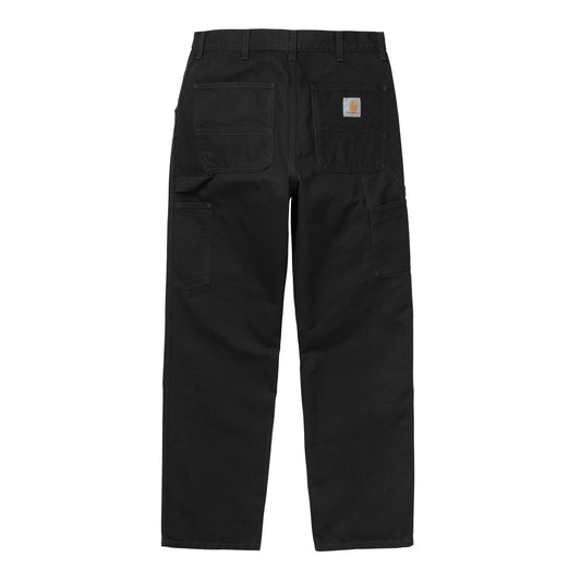 Carhartt WIP Single Knee Pant Black Rinsed. Foto da parte de trás.